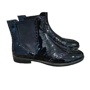 Ecco Women's Leather Pull-On ECCO Touch 15 Mid-Cut Bootie Black Size 40